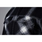 Πουκάμισο Μηχανής Γυναικείο Brushed Καρό Μαύρο - RST - Image 4