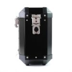 Πλαϊνή Αριστερή Βαλίτσα Αλουμινίου Atlas 40lt Black – UNIT GARAGE