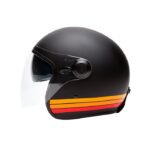 Κράνος Jet Boreal Matt Black Orange ECE 22.06 - MARKO HELMETS - Image 2