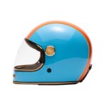 Κράνος Full Face Fullmoon 2 Blue Orange ECE 22.06 - MARKO HELMETS - Image 2