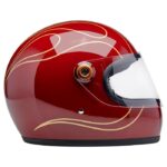 Κράνος Full Face Gringo S Garnet Red Flames ECE 22.06 - BILTWELL