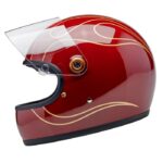 Κράνος Full Face Gringo S Garnet Red Flames ECE 22.06 - BILTWELL - Image 4
