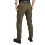 Παντελόνι Μηχανής Jean Cargo Mark AAA Olive - PANDO MOTO - Image 2