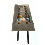 Δερμάτινη Εργαλειοθήκη Ρολό Moss Grey - UNIT GARAGE - Image 3