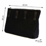 Τσάντα ταχυδρόμου Fezzan Μαύρα - UNIT GARAGE - Image 2