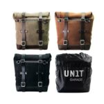 Πλαϊνός Δερμάτινος Σάκος Scram 22-30lt με Σύστημα Quick Release Colorado Brown - UNIT GARAGE - Image 3