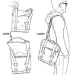 Πλαϊνός Σάκος Καμβά 10-14lt με Σύστημα Quick Release Πράσινος - UNIT GARAGE - Image 2