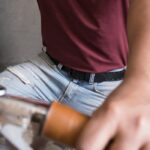 Δερμάτινη Ζώνη Bronco Μαύρη - TRIP MACHINE - Image 3