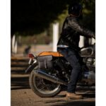 Δερμάτινη Πλαϊνή Τσάντα Μηχανής Classic Black - TRIP MACHINE - Image 3