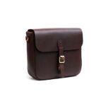 Δερμάτινη Πλαϊνή Τσάντα Μηχανής Classic Cafeine - TRIP MACHINE