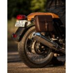 Δερμάτινη Πλαϊνή Τσάντα Μηχανής Classic Cafeine - TRIP MACHINE - Image 3