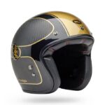 Κράνος Jet Custom 500 RSD Checkmate Matte Gloss Black & Gold ECE 22.06 - BELL - Image 2