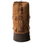 Δερμάτινος Σάκος Ρολό Military Duffel Tobacco - TRIP MACHINE