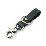 Δερμάτινο Μπρελόκ Fob κλειδιών Green/Antique Gold - TRIP MACHINE