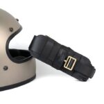 Δερμάτινη Ζώνη Μεταφοράς Κράνους Black - TRIP MACHINE