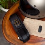 Δερμάτινη Ζώνη Μεταφοράς Κράνους Black - TRIP MACHINE - Image 2