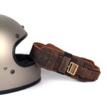 Δερμάτινη Ζώνη Μεταφοράς Κράνους Mocha - TRIP MACHINE