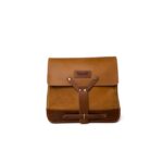 Δερμάτινη Πλαϊνή Τσάντα Μηχανής Messenger Bag Tan - TRIP MACHINE