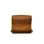 Δερμάτινη Πλαϊνή Τσάντα Μηχανής Messenger Bag Tan - TRIP MACHINE - Image 2