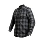 Πουκάμισο Μηχανής Motoshirt Καρό Grey/Black - JOHN DOE - Image 2