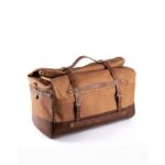 Δερμάτινος Σάκος Roll-Top Outlaw Duffel 50Lt Tan - TRIP MACHINE