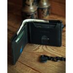 Δερμάτινο Suede Πορτοφόλι Rodeo Black - TRIP MACHINE - Image 3