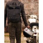 Δερμάτινο Σακίδιο Πλάτης Roll-Top Black - TRIP MACHINE - Image 3