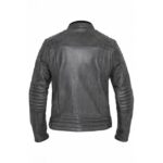 Μπουφάν Δερμάτινο καλοκαιρινό Storm Grey - JOHN DOE - Image 3