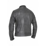 Μπουφάν Δερμάτινο καλοκαιρινό Storm Grey - JOHN DOE - Image 4