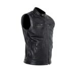 Γιλέκο Ανδικό Δερμάτινο Storm Black - JOHN DOE - Image 2
