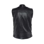 Γιλέκο Ανδικό Δερμάτινο Storm Black - JOHN DOE - Image 3