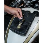 Δερμάτινο Τσαντάκι Ρεζερβουάρ Black - TRIP MACHINE - Image 2