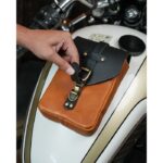 Δερμάτινo Τσαντάκι Ρεζερβουάρ Tan - TRIP MACHINE - Image 2