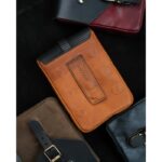 Δερμάτινo Τσαντάκι Ρεζερβουάρ Tan - TRIP MACHINE - Image 3