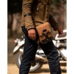 Δερμάτινη Τσάντα Μηρού Tobacco - TRIP MACHINE - Image 3