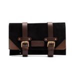 Δερμάτινη Suede Εργαλειοθήκη Tool Roll Black/Tobacco - TRIP MACHINE