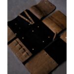 Δερμάτινη Suede Εργαλειοθήκη Tool Roll Black/Tobacco - TRIP MACHINE - Image 3