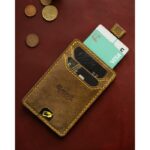 Δερμάτινο Πορτοφόλι Card Holder Wiberg Tobacco - TRIP MACHINE - Image 3