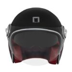 Κράνος Jet Heritage Line Matt Black Red ECE 22.06 - NOX - Image 2