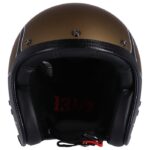 Κράνος Jet Skull Bucket Flames Matt Gold ECE 22.06 - 13 AND A HALF - Image 2