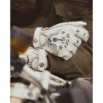 Δερμάτινα Γάντια Second Skin White Tattoo - BY CITY - Image 2