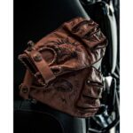 Δερμάτινα Γάντια Second Skin Brown Tattoo - BY CITY - Image 2