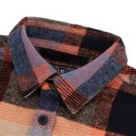 Flannel Πουκάμισο Καρό 13 1/2 Steel Oxblood - 13 AND A HALF - Image 2