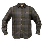 Fleece Flannel Πουκάμισο Καρό Bear Grey - HOLY FREEDOM