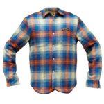 Fleece Flannel Πουκάμισο Καρό McFly Blue - HOLY FREEDOM