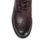 Δερμάτινες Γυναικείες Μπότες Sixty Budapest Bordeaux - JOHN DOE - Image 4