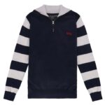 Πουλόβερ Half-Zip Outlaw Navy & White - 13 AND A HALF