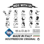 Περιλαίμιο Αναβάτη Merinos Bullit Dark - HOLY FREEDOM - Image 4