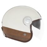 Κράνος Jet Heritage Leather Cream ECE 22.06 - NOX