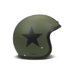 Κράνος Jet Retro Star Green ECE 22.06 - DMD
